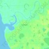 Топографическая карта Quinhagak, высота, рельеф