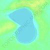 Топографическая карта Озеро Питное, высота, рельеф
