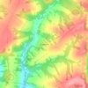 Топографическая карта Фадеята, высота, рельеф