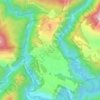 Топографическая карта Омало, высота, рельеф