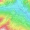 Топографическая карта Le Puy, высота, рельеф