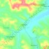 Топографическая карта Нагорное, высота, рельеф