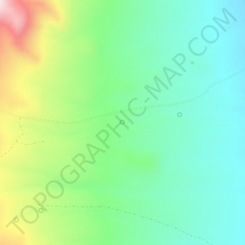 Топографическая карта Tunnel Spring No. 2, высота, рельеф