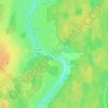 Топографическая карта Черёмная Гора, высота, рельеф