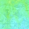 Топографическая карта บ้านกลาง หมู่ 3, высота, рельеф