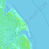 Топографическая карта Ajuruteua, высота, рельеф