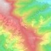 Топографическая карта Gogina, высота, рельеф