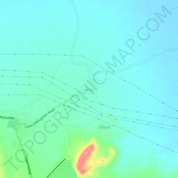 Топографическая карта Berdo, высота, рельеф