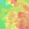 Топографическая карта СНТ Ромашка, высота, рельеф
