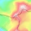 Топографическая карта Таван-Богдо-Ула, высота, рельеф