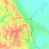 Топографическая карта Duri, высота, рельеф