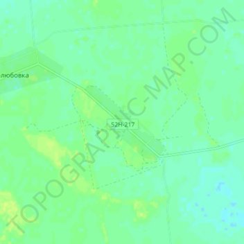 Топографическая карта Новоалександровка, высота, рельеф