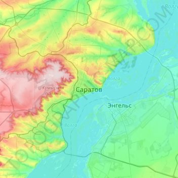 Карта map саратов