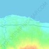 Топографическая карта Tanjung Bumi, высота, рельеф