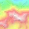 Топографическая карта Огуз-Баши, высота, рельеф