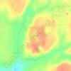 Топографическая карта Войвож, высота, рельеф
