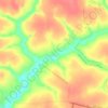 Топографическая карта Ждановка, высота, рельеф