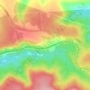 Топографическая карта Ключи, высота, рельеф