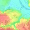 Топографическая карта Молоково, высота, рельеф