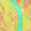 Топографическая карта Железо, высота, рельеф