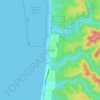 Топографическая карта Beverly Beach, высота, рельеф