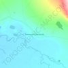 Топографическая карта Теленгит-Сортогой, высота, рельеф