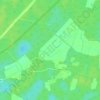 Топографическая карта Зеленый Луг, высота, рельеф