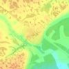 Топографическая карта Каргала, высота, рельеф