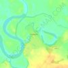 Топографическая карта Чердаты, высота, рельеф