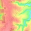 Топографическая карта Зелёная Балка, высота, рельеф