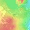 Топографическая карта Падозеро, высота, рельеф