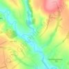 Топографическая карта Малая Чернава, высота, рельеф