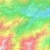 Топографическая карта Montaz, высота, рельеф