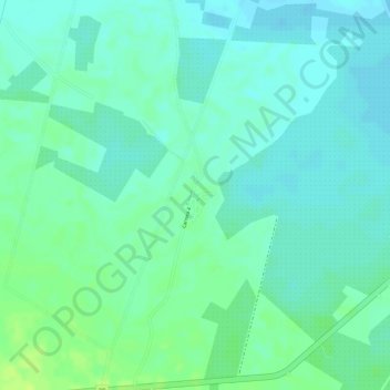 Топографическая карта Colu, высота, рельеф