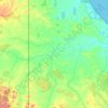 Топографическая карта Tierra del Fuego, высота, рельеф