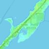 Топографическая карта Key Largo, высота, рельеф