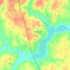Топографическая карта Carolina Trace, высота, рельеф