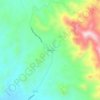 Топографическая карта Oatman, высота, рельеф