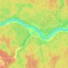 Топографическая карта Серегиж, высота, рельеф