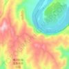 Топографическая карта 乾坤湾, высота, рельеф