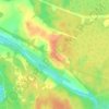 Топографическая карта Чемихино, высота, рельеф