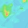 Топографическая карта Открыточный вид Койонсаари, высота, рельеф