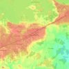 Топографическая карта Йоутсено, высота, рельеф