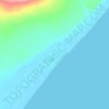 Топографическая карта Красное, высота, рельеф