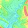 Топографическая карта Aurín, высота, рельеф