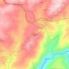Топографическая карта Contenças de Cima, высота, рельеф