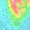 Топографическая карта Corniche Fleurie, высота, рельеф