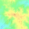 Топографическая карта Bonair, высота, рельеф