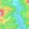 Топографическая карта Muina, высота, рельеф
