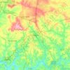 Топографическая карта Limeira, высота, рельеф